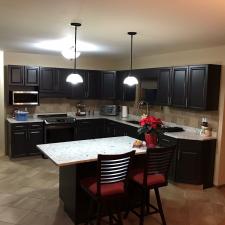 Oak Cabinet Refinishing 3